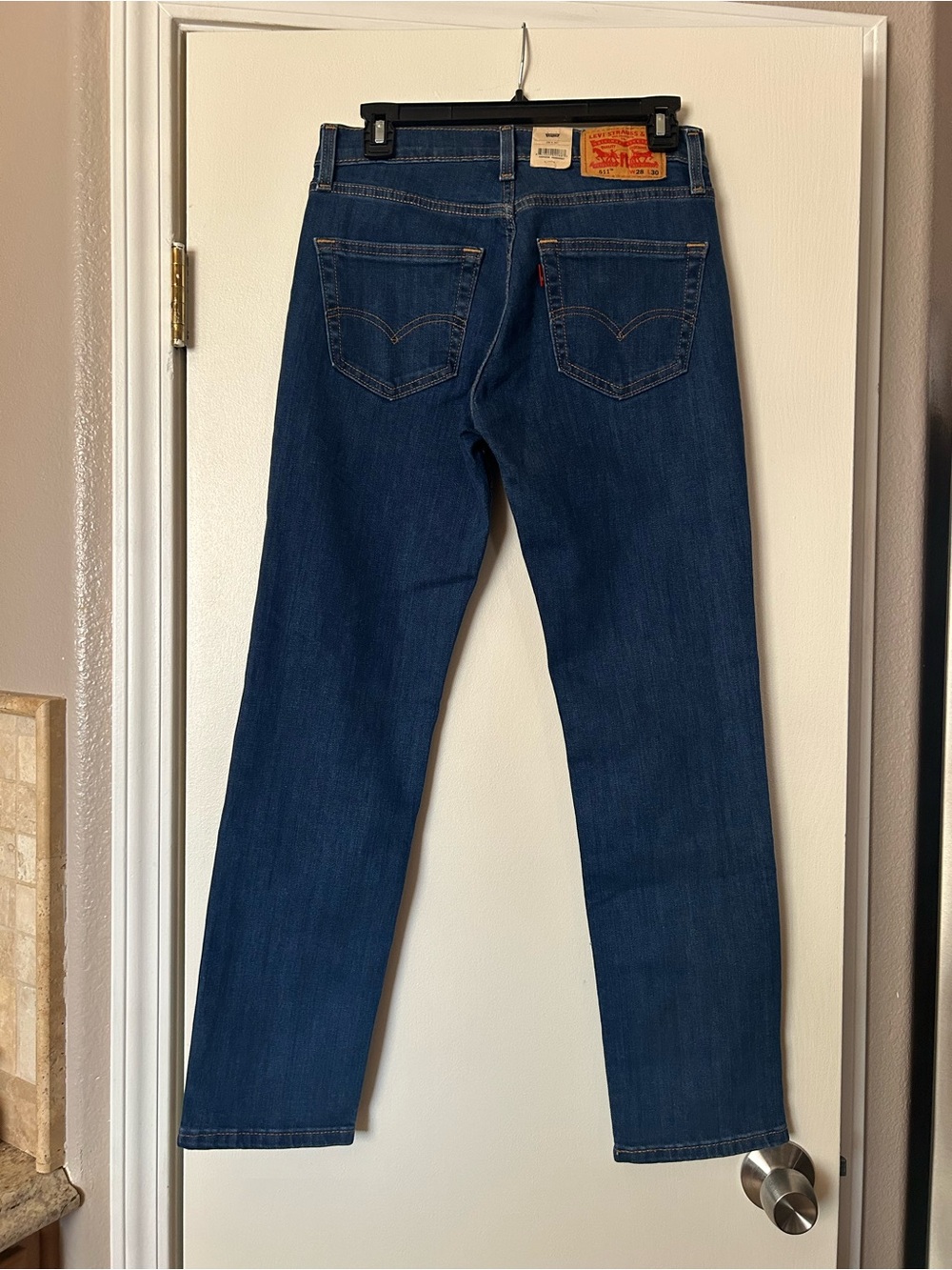 Levi’s 511 Slim Men’s Jeans 28x30 Dark Stone Wash Blue NWT